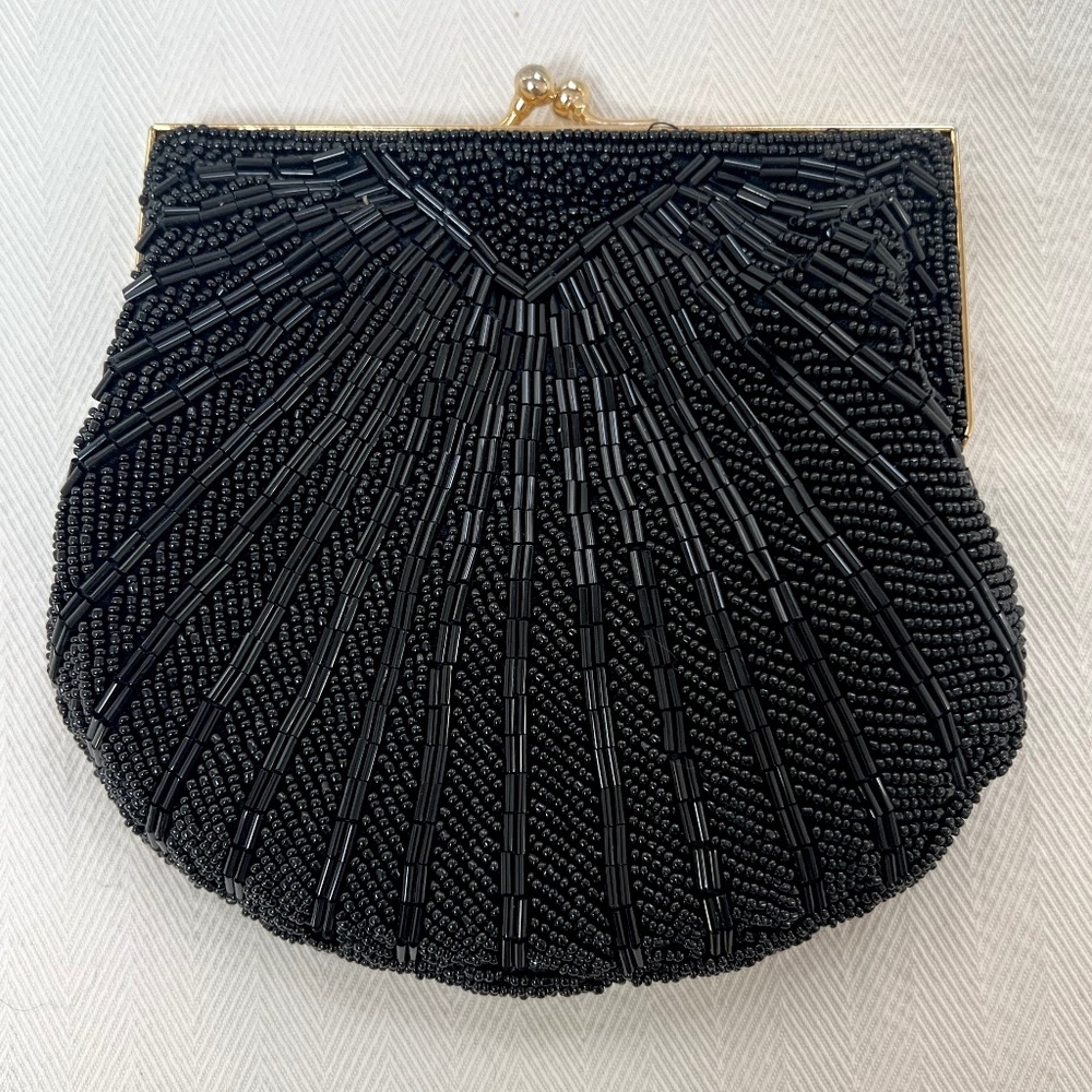 Beaded Frame Clutch with Chain, Vintage 70’s from Dayton’s